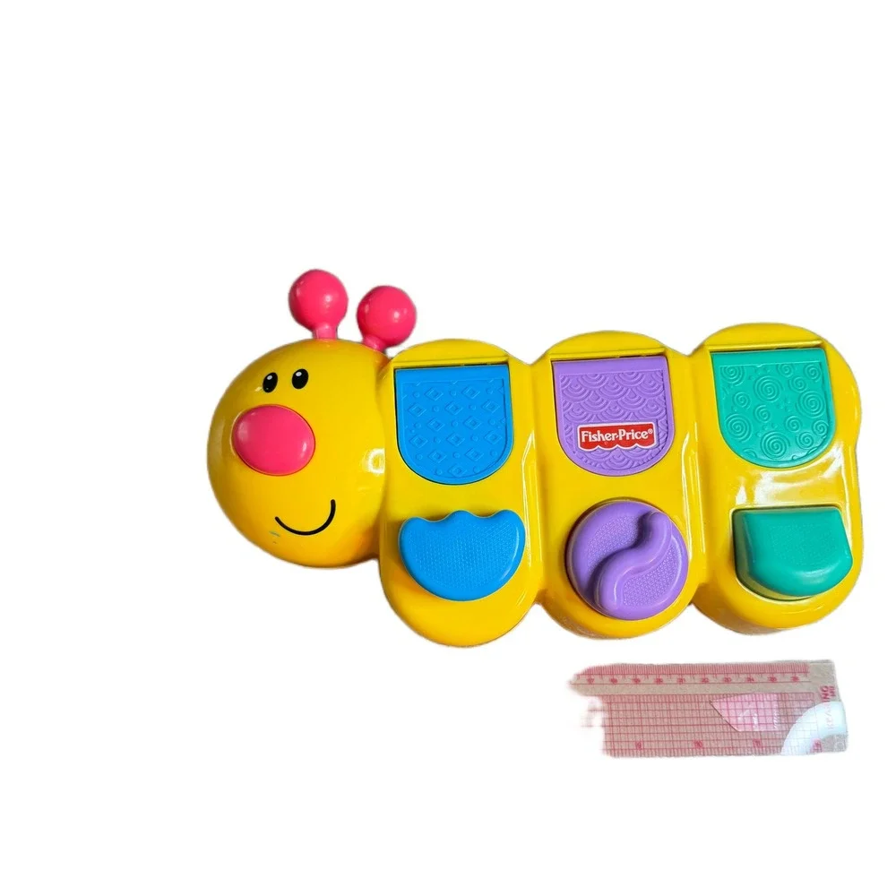 Fisher-Price Brilliant Basics Pop-Up Caterpillar Yellow Activity Toy W1707